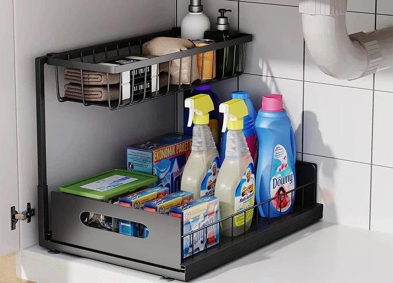 Under-Sink Telescopic Shelves Under-Sink Telescopic Shelves