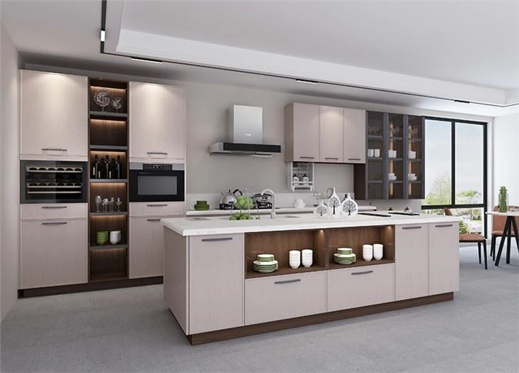 PVC vinil oshxona shkaflari